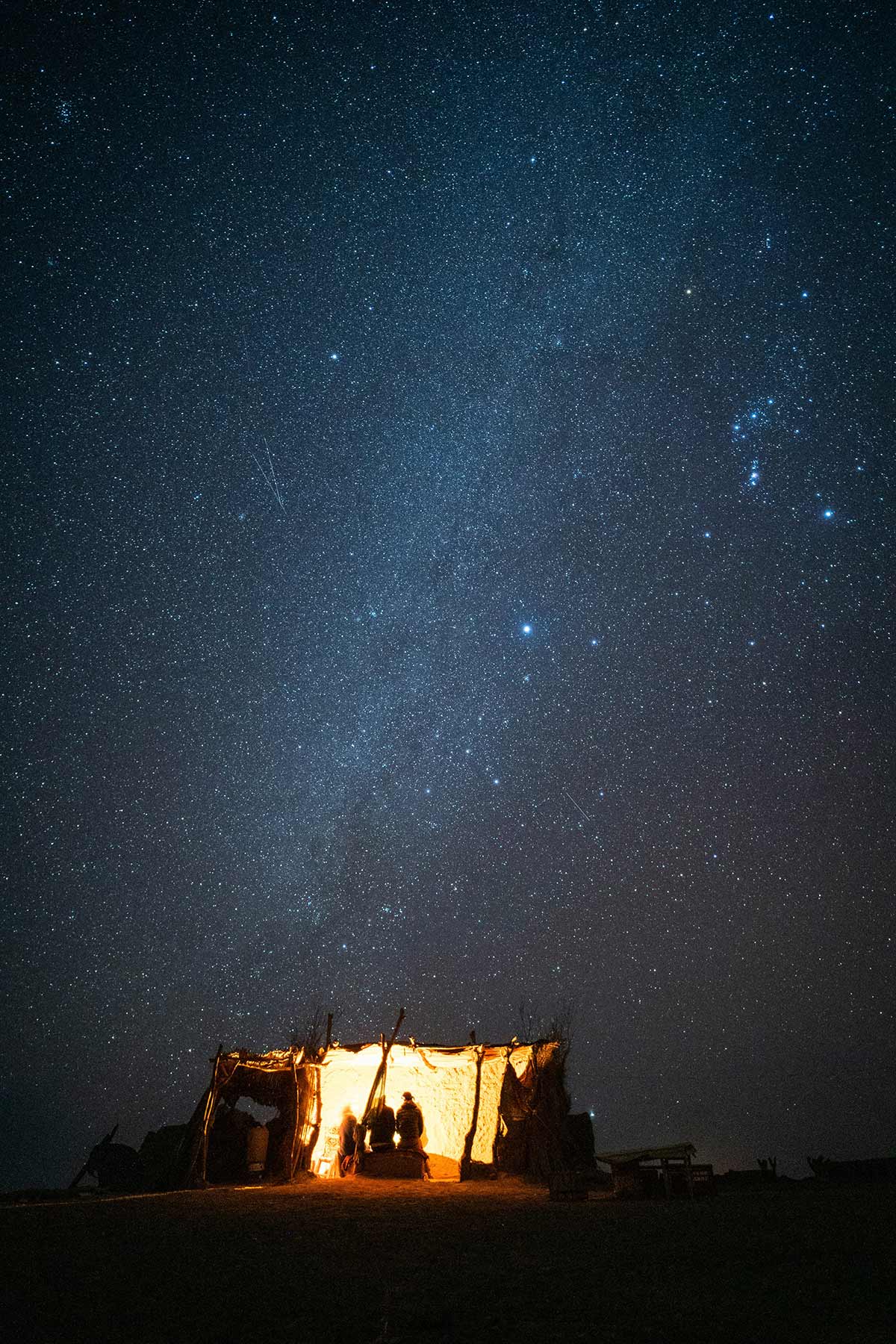 desierto sahara noche